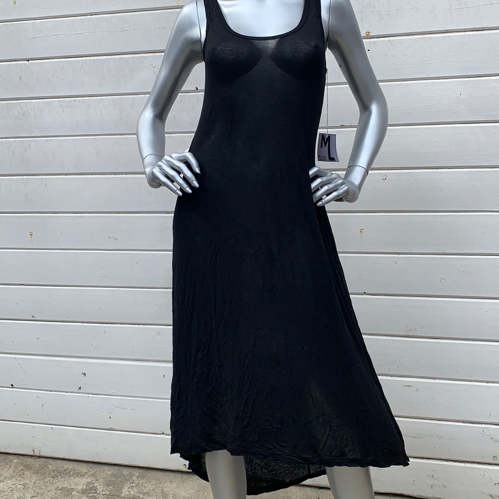 Michael Lauren Lee curved hem tank dress.